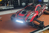Raidenracing Super Bright 22 LED Front Bumper Lamp Light - White for Traxxas 1/6 XRT & 1/5 X-MAXX, Aluminum