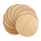 Pd Craftozone 50 Pieces 6 Inch Wooden Circles, Unfinished Round Wood Slices Natural Wooden Cutouts For Door Hanger, Painting, We