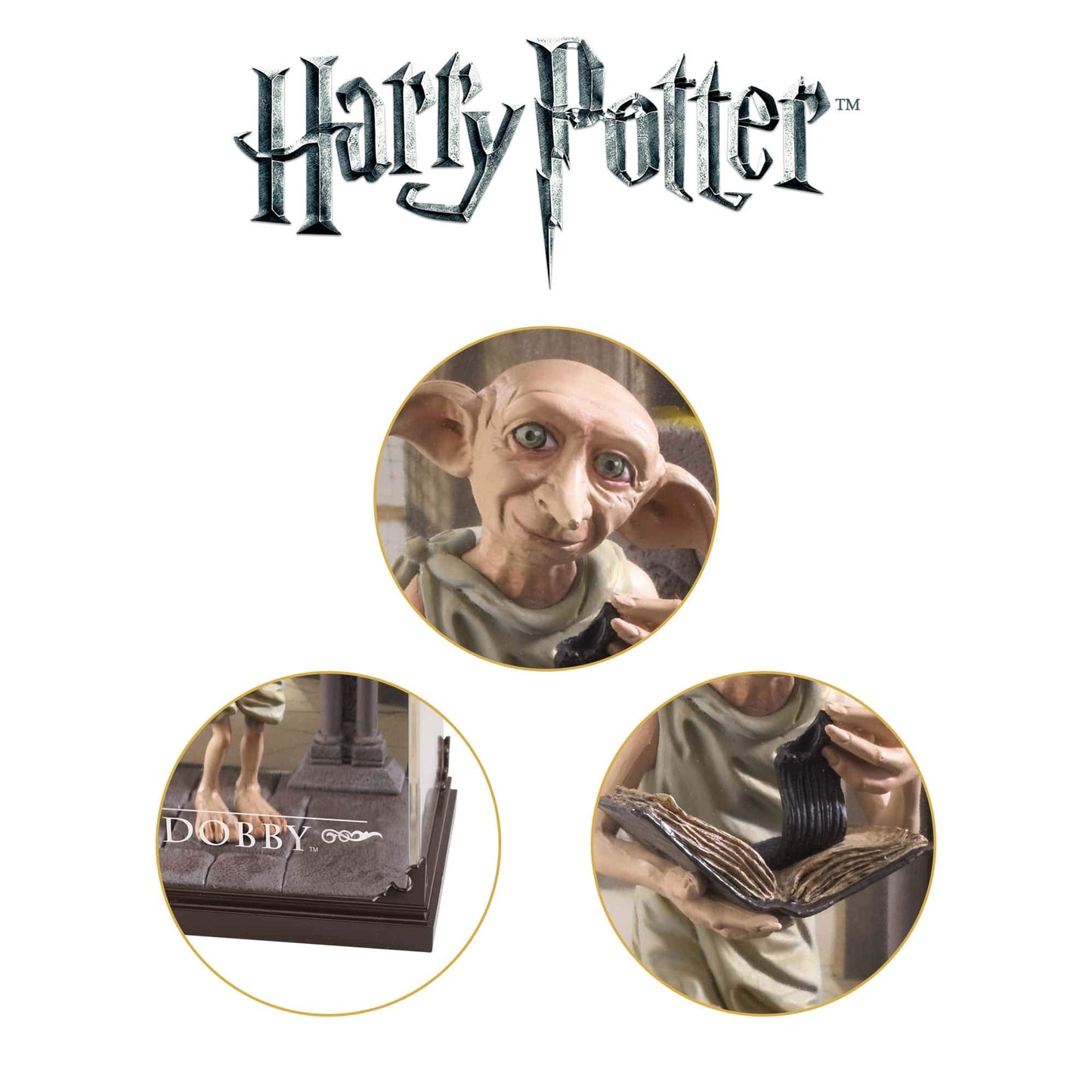 The Noble Collection Harry Potter Dobby Figure, Multicolor, PVC, Standard Size, Model NN7346