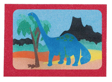 Sand Art Boards - Dinosaurs, 5 x 7 (Pack of 12)