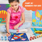 goldentime 6 Pack 8x8inch Paint by Numbers Kit for Kids, Predrawn Canvas for Painting with Unicorn, Butterfly & More, Includes 1