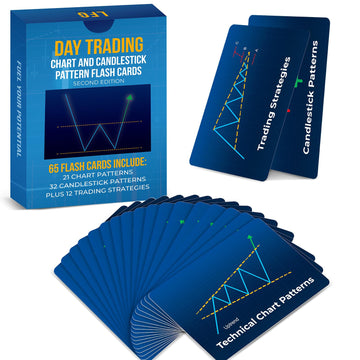 Arrowbash Stock Trading Cards Trading Market Accessories Flash Cards 67 Charts Candlestick Pattern Accessories for Technical Ana