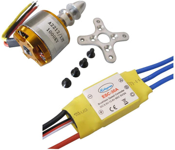 Hobbypower Xxd A2212 1000Kv Brushless Motor + 30A Esc For Multicopter 450 X525 Quadcopter -(Pack Of 4Pcs)