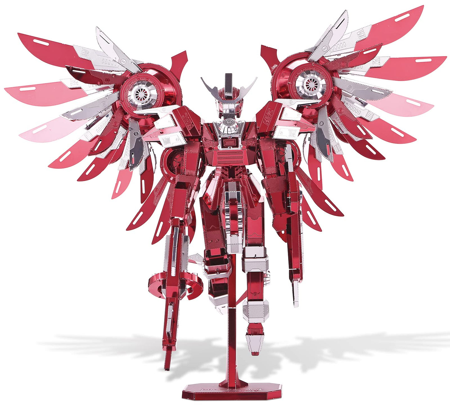 Piececool 3D Metal Puzzles For Adults, Thundering Wings Figure Mecha Model Kits Steel Metal 3D Model Building Blocks, Brain Teaser Diy Learning Toys For Teens Man Woman, 215 Pcs