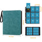 GERMUN 720 Card Binder  enhanced Trading Card Binder  9 Pocket Double Sided Pocket PU Card Collection Binder  Collector Card Album  Card Folder for MTG  TCG  Sports Cards  Game Cards (Lake Blue)