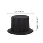 Gadpiparty 4 Pieces Mini Cylinder Hats Black Doll Hats Small Top Hat Funny Snowman Miniature Hat Party Cap For Diy Crafts Dollho