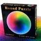 Lrrh 1000 Pcs Round Jigsaw Puzzles Rainbow Palette Intellectual Game For Adults And Kids