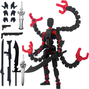 T13 Action Figure Already Assembled Accessories, T13 Multi-Jointed Movable,for Collectors Desktop Decorations t-13 Movability 3D