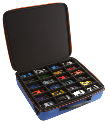 2Tuff Collectible Toy Car Storage Case And Toy Organizer Storage Case With 48 Compartments And 2 Removable Trays - Toy Display Case Compatible With Most Hot Wheels Cars And Matchbox Cars