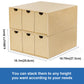 Leyzan Card Storage Box For Toploader, 12  600 Count Cardboard Trading Card Organizer Box With Dividers For Sports Tcg Mtg, Brow
