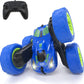 Threeking RC Stunt Cars Remote Control Car with Lights Double-Sided Driving 360-degree Tumbles Rotating Car Toy Gifts Presents f