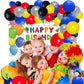 Red Yellow Blue Black Silver Balloon Garland Arch Kit, 127Pcs Red Black Royal Blue Yellow Metallic Silver Balloons For Boys Brit