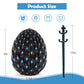 3D Printed Glowing Dragon Egg - Articulated Fantasy Dragon Figurine  Glow in The Dark Collectible  3D Printed Dragon Egg Gift for Fans & Collectors (Midnight Obsidian)