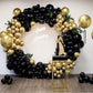 Nisocy Black Latex Balloon Arch Kit, 102Pcs 18In 12In 10In 5In Arch Garland For Festival Picnic, Engagement, Wedding, Birthday P