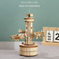 ROKR Wooden Music Box Puzzle, DIY Airplane Tower, 1 Set, Desk Decor for Adults & Teens, Non-Toxic, Hand-Eye Coordination, Gift f