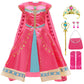 Itvti Princess Arabian Costume For Little Girls Kids Jasmine Dress Up Halloween Party Outfit, 3-4 Years