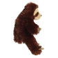 Aurora® Interactive Hand Puppet Sloth Stuffed Animal - Storytelling Adventures - Playful Learning - Brown 12 Inches