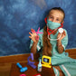 Lontakids Kids Animal Doctor Role Play Costume Veterinarian Pretend Play Dress Up Set With Medical Kit (3-6 Years, Light Green)