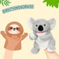 Easfan Koala Hand Puppet With Movable Mouth Interactive Storytelling Cute Soft Plush Toy Creativity And Imagination Easter Chris