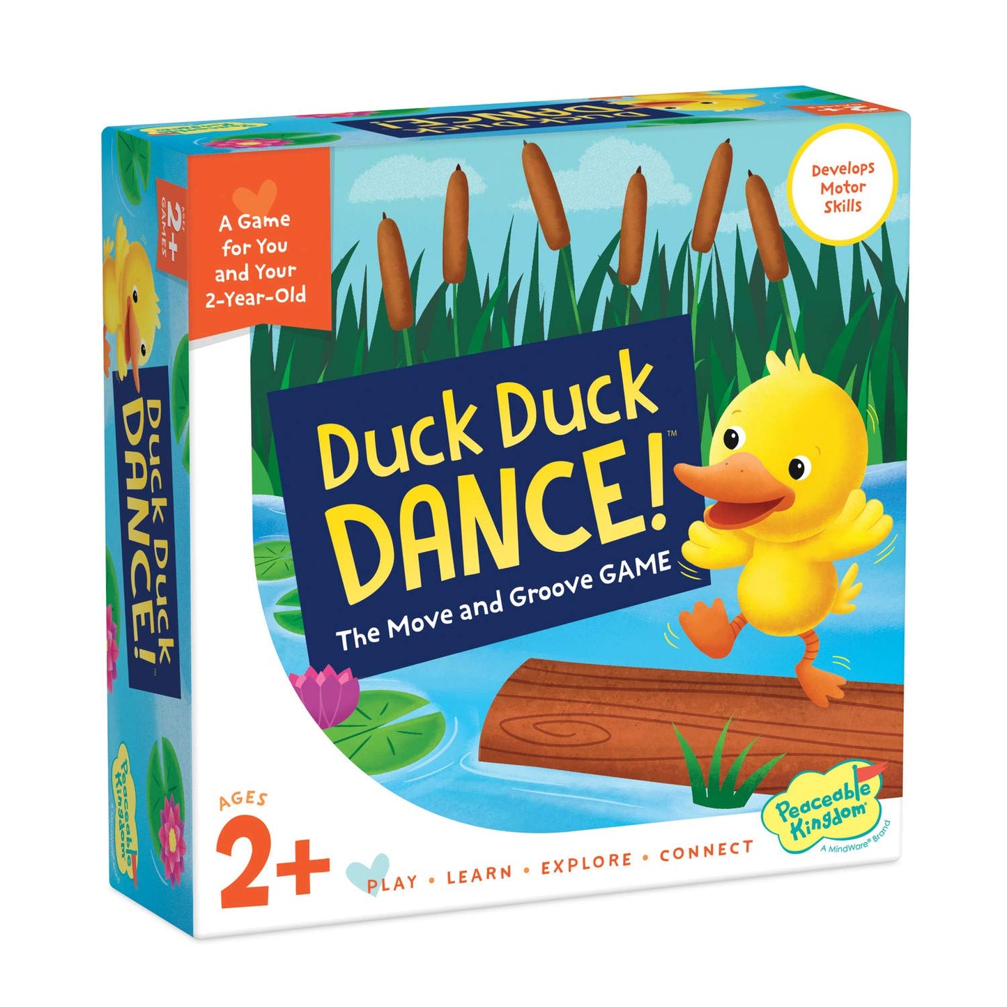 Peaceable Kingdom Games For Parents & Their 2-Year-Olds: Duck Duck Dance - Toddler & Preschool Board Game Of Moving Your Body & Following Directions