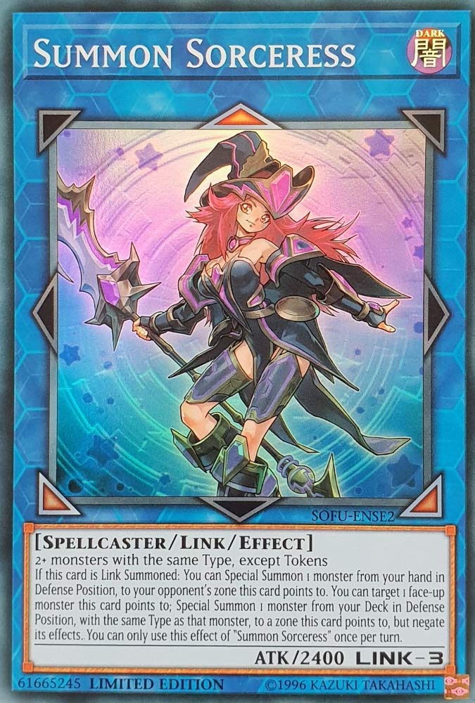 Summon Sorceress - Sofu-Ense2 - Super Rare - Limited Edition