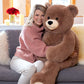 Vermont Teddy Bear Giant Teddy Bear Stuffed Animal - 4 Foot Big Teddy Bear from Giant Cuddle Collection - Collectible Plushies for Kids & mature-themeds - Emotional Support Plush Crafted in The USA
