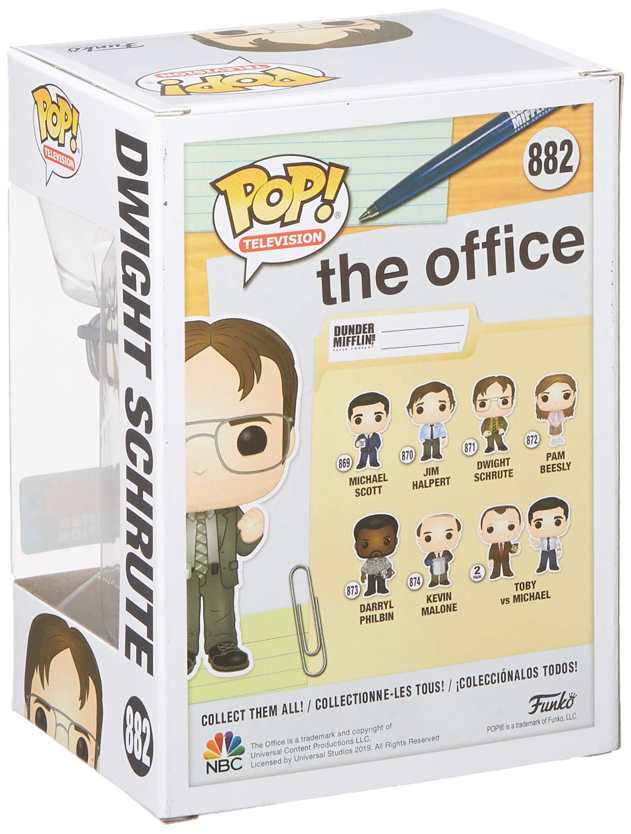 Funko Pop! Tv: The Office - Dwight Holding Dwight Figure, Fall Convention Exclusive