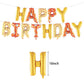 16 Inch Yellow Orange Daisy Flowers Happy Birthday Banner Balloons Aluminum Foil Letters Banner Balloons Sign For Men Women Kids