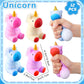 Meooeck 12 Pcs Unicorn Stress Relief Toys Stress Balls for mature-themed Small Animal Fun Squeeze Cute Fidget Toys for Birthday Party Office Christmas Stocking Stuffer Gift ADHD Autism Anxiety
