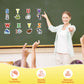 Kasfalci Magnetic Letters And Animals,52 Foam Objects,Refrigerator Fridge Magnets For Kids,Abc Magnets For Toddlers,Alphabet Lea