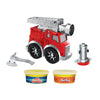 Play-Doh Wheels Fire Engine Playset with 2 Non-Toxic Modeling Compound Cans Including Water and Fire Colors, Firetruck Toy for K