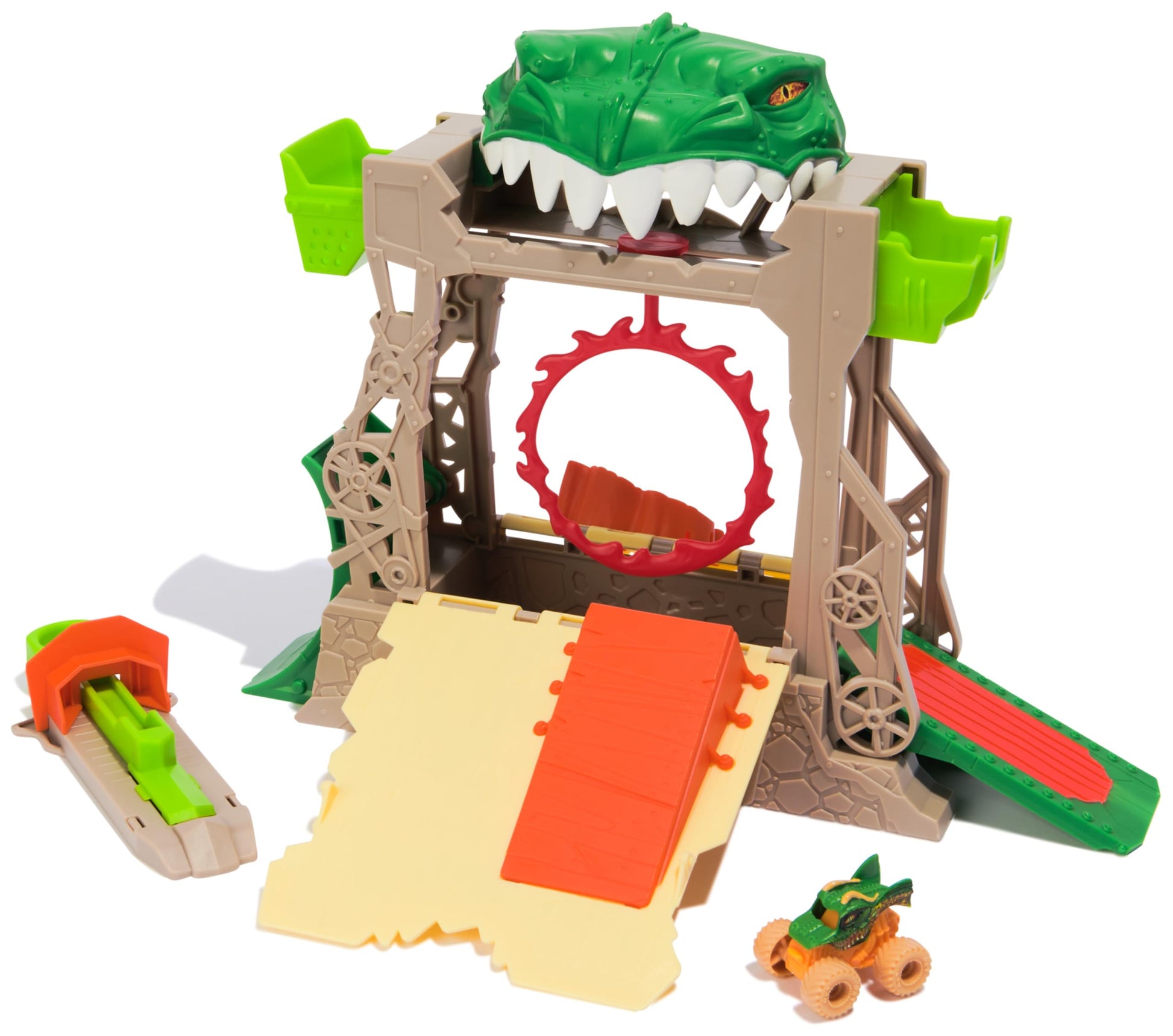 Monster Jam  Dragon Dungeon of Doom Playset  Mini Jams  limited availability Die-Cast Dragon Monster Truck 1:87 Scale  Kids Toys for Boys Ages 3 4 5 6+
