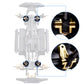 FriHobby 37.5g Upgraded Brass Axle Rod Shock Mount Heavy Duty for TRX-4 1/10 RC Crawler Upgrades Replacement Parts, Front and Re