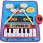Halo Nation 2In1 Musical Jam Playmat Piano & Drum Mat For Baby (Carpet Piano), Musical Toy For Kids Above 3 Years  70 X 45 Cm