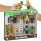 Mine Craft 3D Erasers, 8-Pack Deluxe Collector Set, 12 Iconic Characters to Collect, Own The Entire Series (- Steve - Creeper -