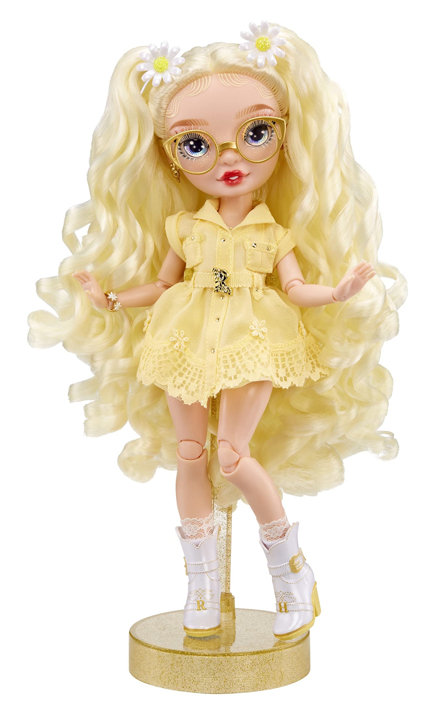 Rainbow High Delilah Doll With Albinism, Glasses & Mix-And-Match Outfits - Great Gift For Kids 6-12