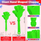 Woanger 4 Pieces Jumbo Hand Clappers 11 Inch Noise Makers Party Favors Giant Large Hand Clappers Noise Makers For Sporting Event