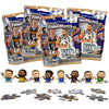 Teenymates Party Animal 2023 NBA Silver Series 9 Basketball Figures Gift Set Party Bundle, Lot of 4 Mystery Packs