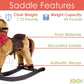 Joon Cowboy Rocking Horse - Tan Brown