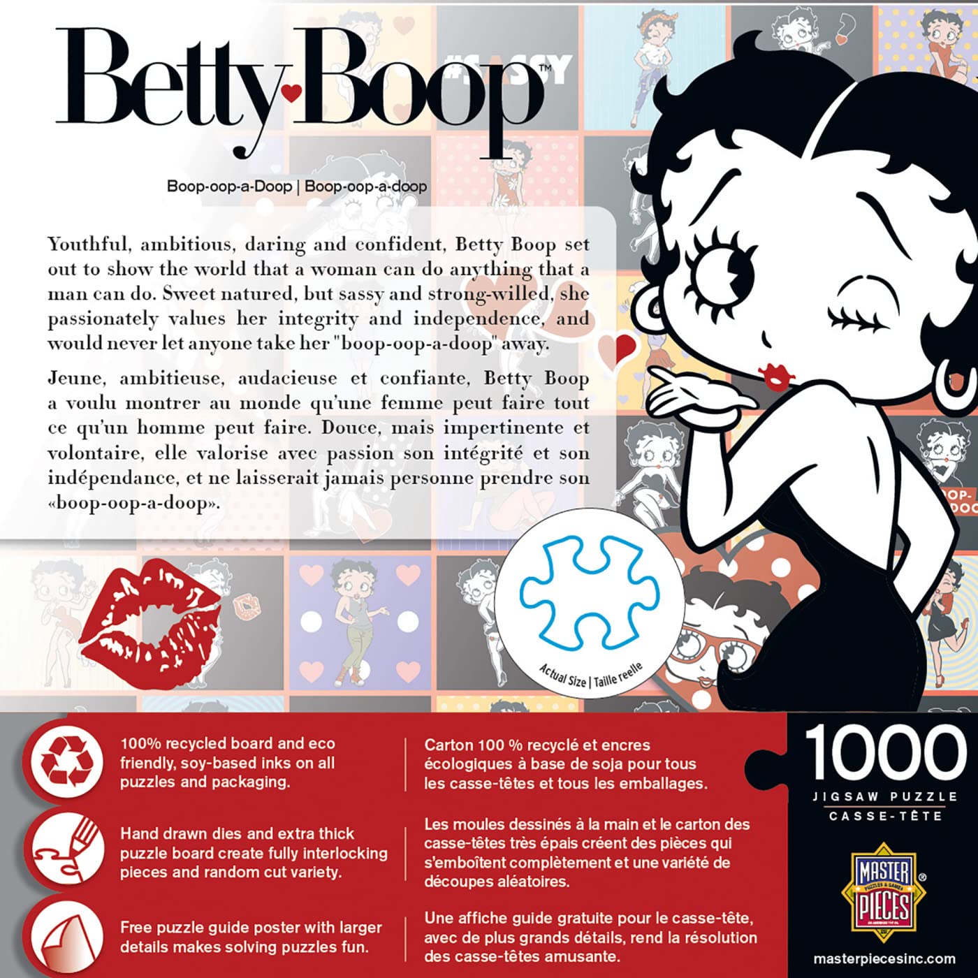Betty Boop Oop-A-Doop 1000 Piece Jigsaw Puzzle