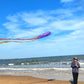 Simxkai Octopus Kite for Kids & Adults, Easy to Fly for Beginner Boys & Girls, 28*158 Large Soft 3D Beach(Purple)