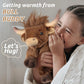 Cuckool Bull Stuffed Animals  Microwavable Stuffed Animals Adorable Fluffy Bull Plush for Warmth & Comfort  Heatable Coolable Lavender Scent Toys  Cute Soft Plushies Gift for Kids Boys Girls & mature-themeds
