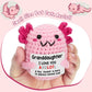 Weyon Granddaughter Gifts From Grandma Grandpa Or Grandparents, Crochet Axolotl For Year Old Girl Teens Teenage, Best For Birthd