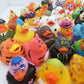 Assorted Colorful Rubber Duckies (2') Ducks Ducky Duck Ducking (12 Pack) Jeep Ducking Bath Tub Pool Toy