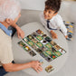 Gisgfim 50 Pairs Memory Matching Game Wild Animals Concentration Memory Card Matching Games