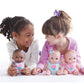 JC Toys Lil Cutesies 8.5" Posable Vinyl Baby Doll - Lulu with Blue Eyes, Removable Outfit, Ages 2+