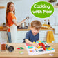 Kitchen Busy Board For Toddlers 1-3 Travel Toys Light Up Musical Baby Toy 12-18 Months Toddler Toys Age 1-2 2-4 Autism Sensory Montessori Fine Motor Skills Car Seat Toy For 1 Year Old Easter Gift