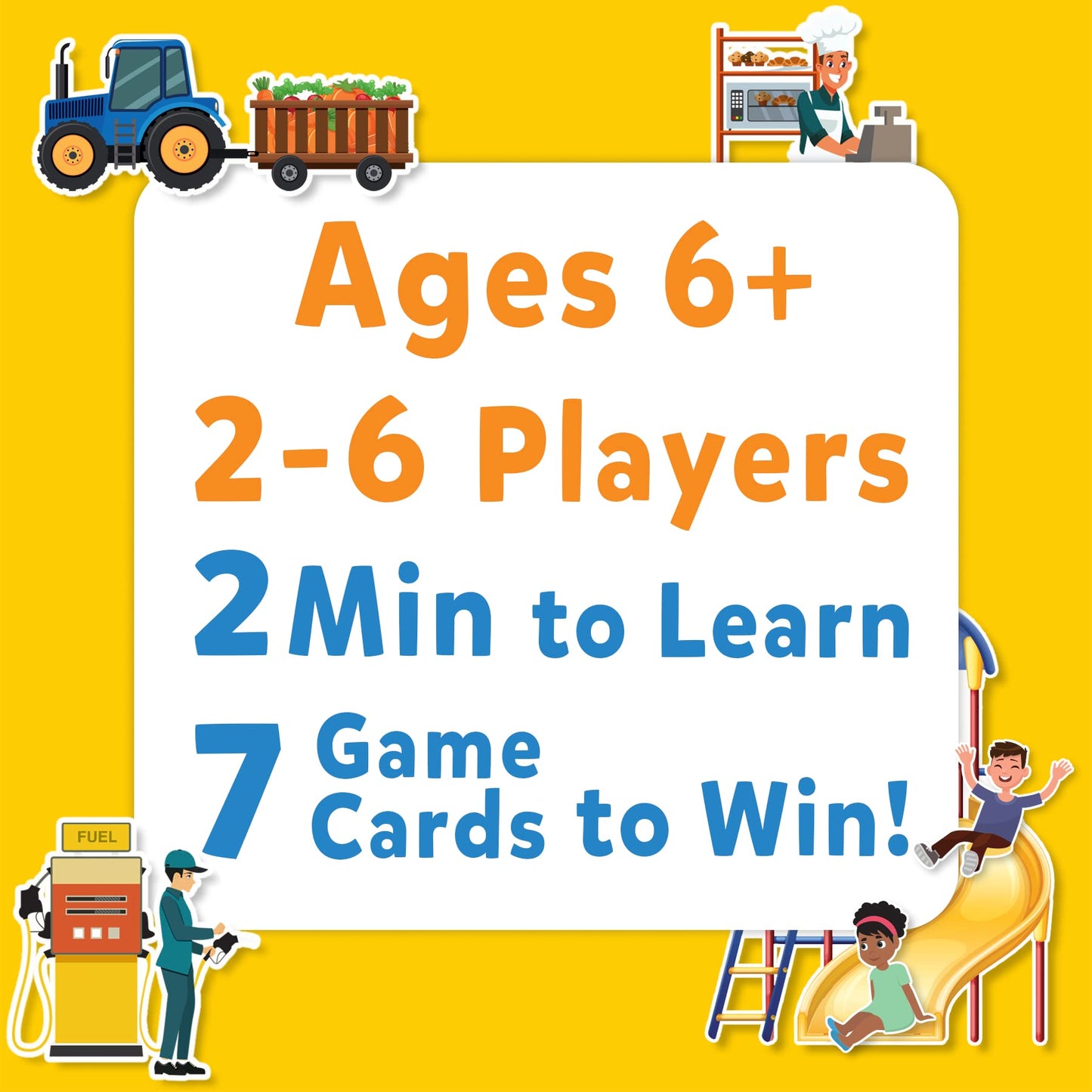 Skillmatics Card Game - Guess In 10 All Around The Town, Perfect For Boys, Girls, Kids, And Families Who Love Board Games, Travel Friendly, Gifts For Ages 6, 7, 8, 9