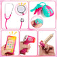 Sundaymot Doctor Kit for Girls, Doctor Kit for Toddlers 3-5, with Medical Bag, Real Stethoscope and Other Accessories Kids Docto