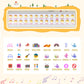 Love&Mini Piano Toy Keyboard White 31 Keys For Age 2+ Year Old Girls Boys Birthday Gifts, Kids Keyboard Toy Instruments White Piano With Microphone And Stool
